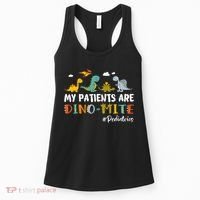 Pediatric Nurse My Patients Are Dino-Mite Dinosaur  Women's Tank Top thumb 0