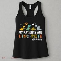 Pediatric Nurse My Patients Are Dino-Mite Dinosaur  Women's Tank Top thumb 3