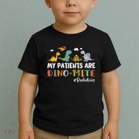Pediatric Nurse My Patients Are Dino-Mite Dinosaur  Toddler T-Shirt thumb 2