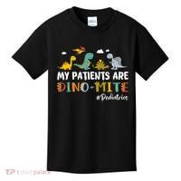 Pediatric Nurse My Patients Are Dino-Mite Dinosaur  Kids T-Shirt thumb 0