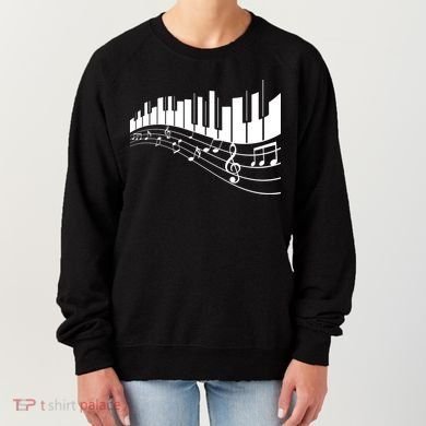 Piano Notes Musical Women's Sweatshirt