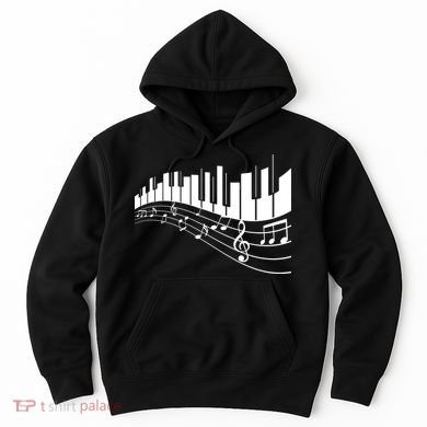 Piano Notes Musical Hoodie