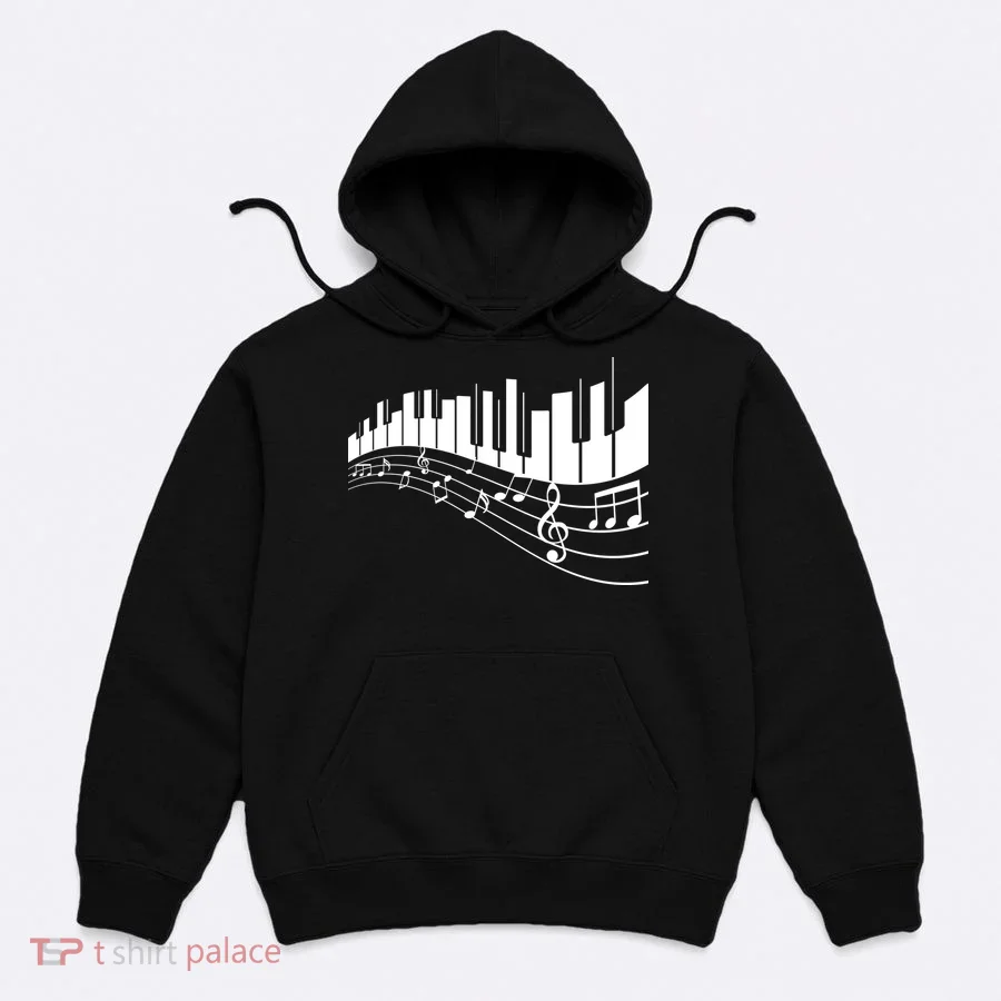 Piano Notes Musical Hoodie