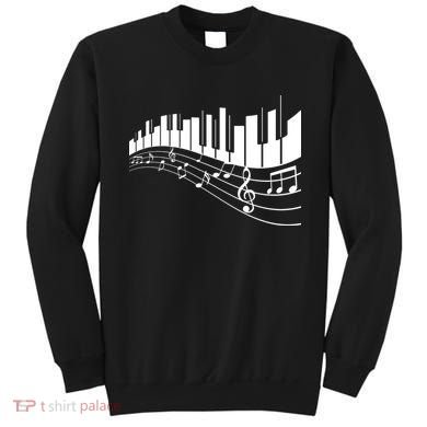 Piano Notes Musical Sweatshirt