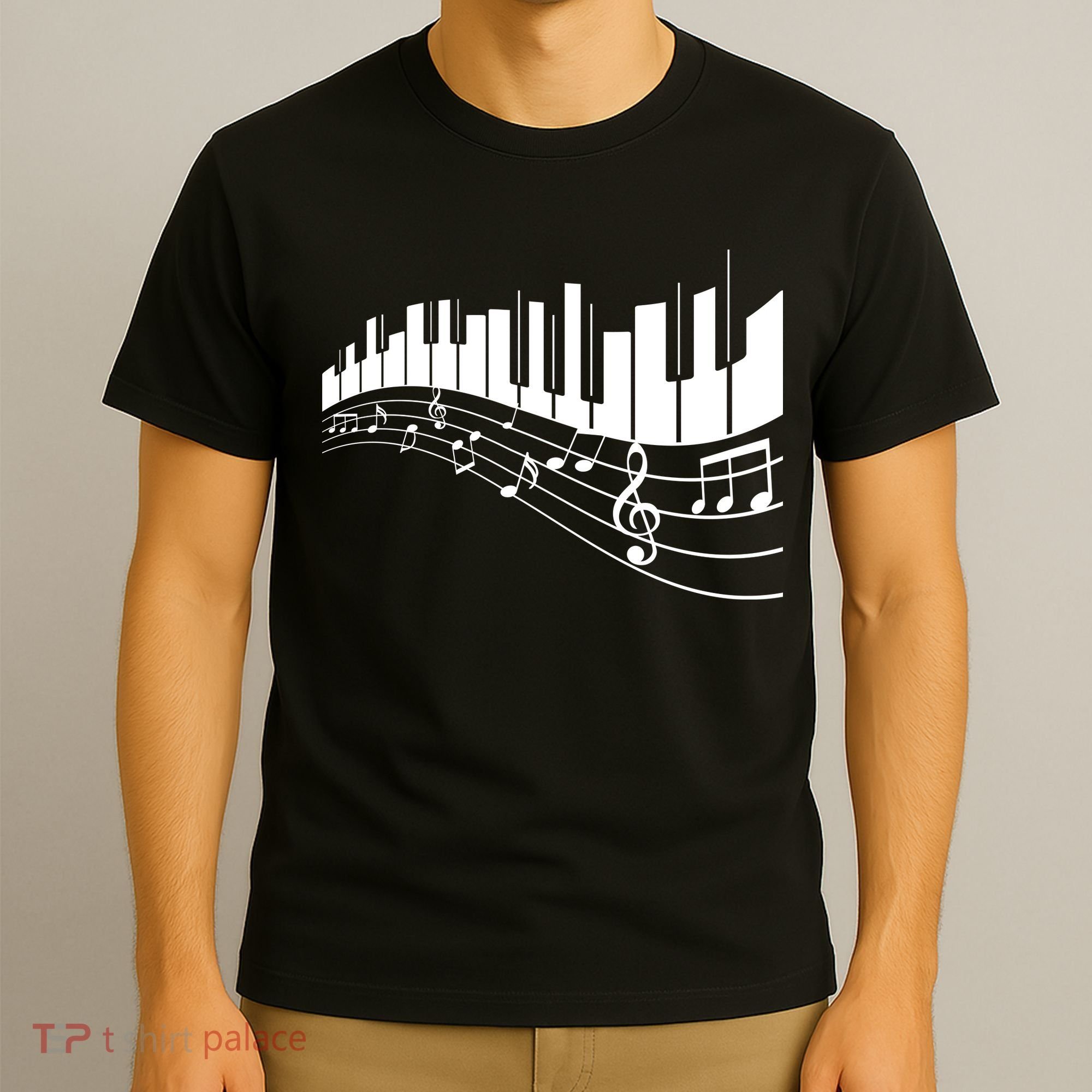 Piano Notes Musical T-Shirt