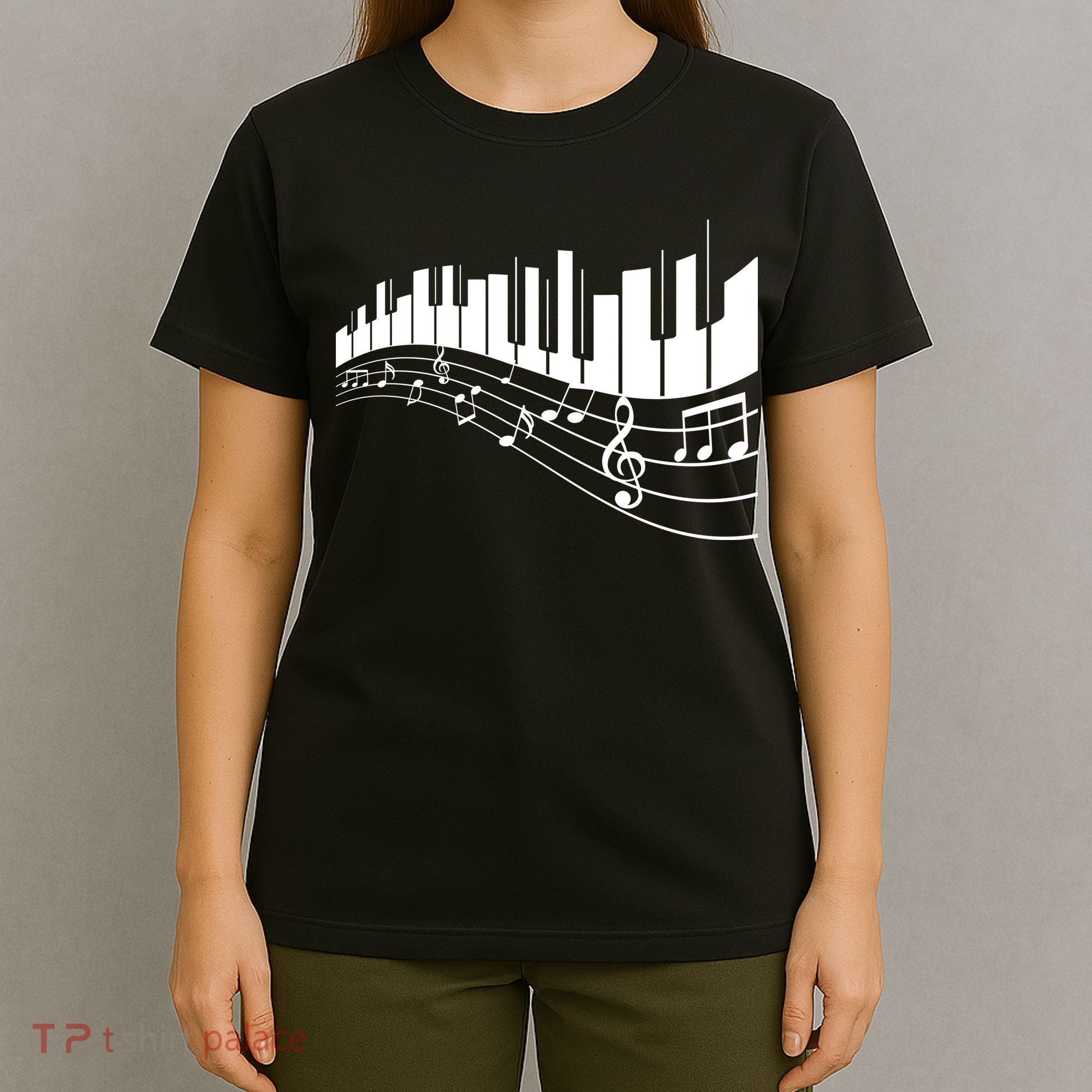Piano Notes Musical T-Shirt