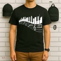 Piano Notes Musical T-Shirt thumb 6