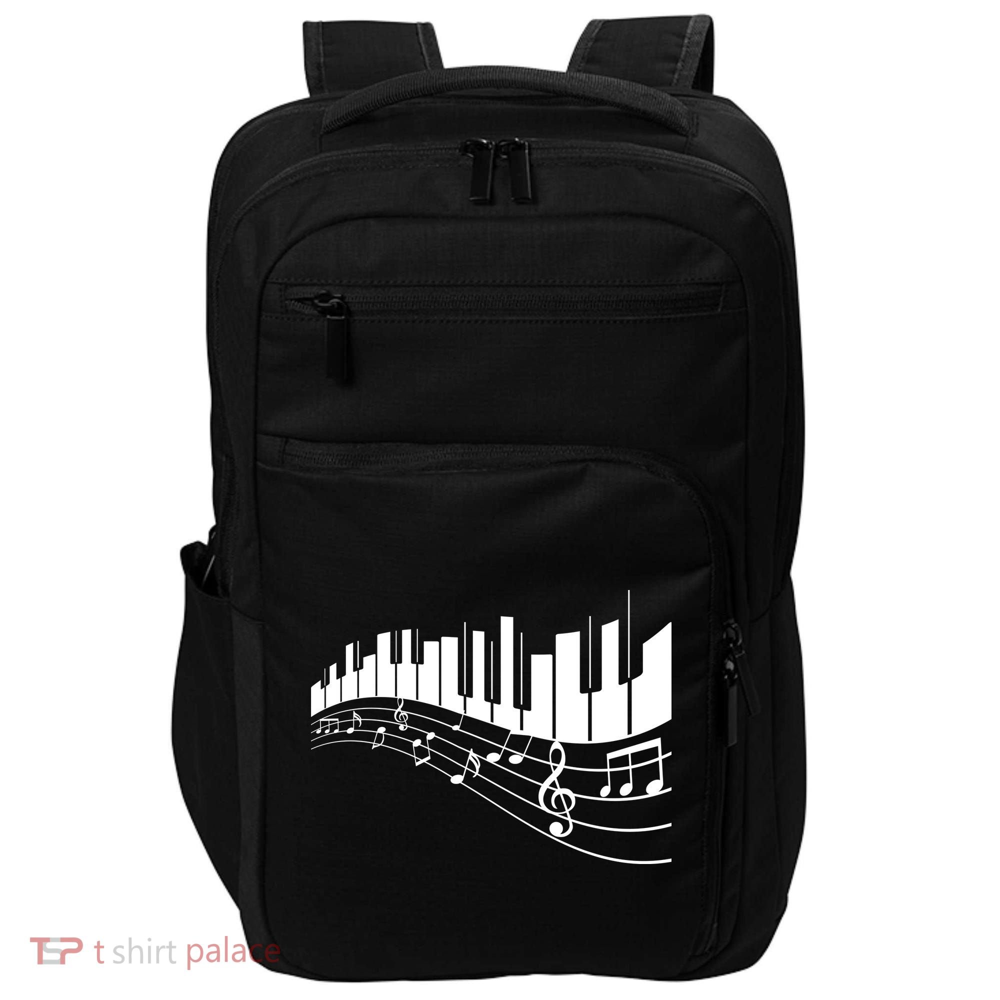Piano Notes Musical Impact Tech Backpack