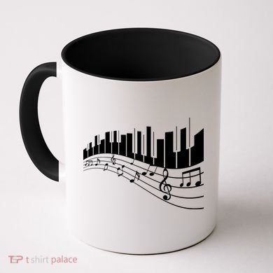 Piano Notes Musical Coffee Mug