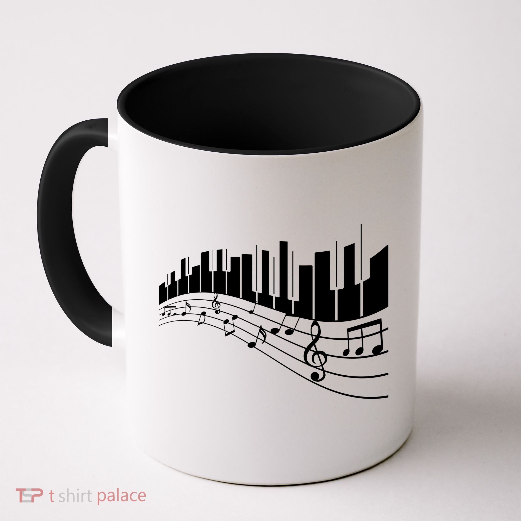 Piano Notes Musical Coffee Mug