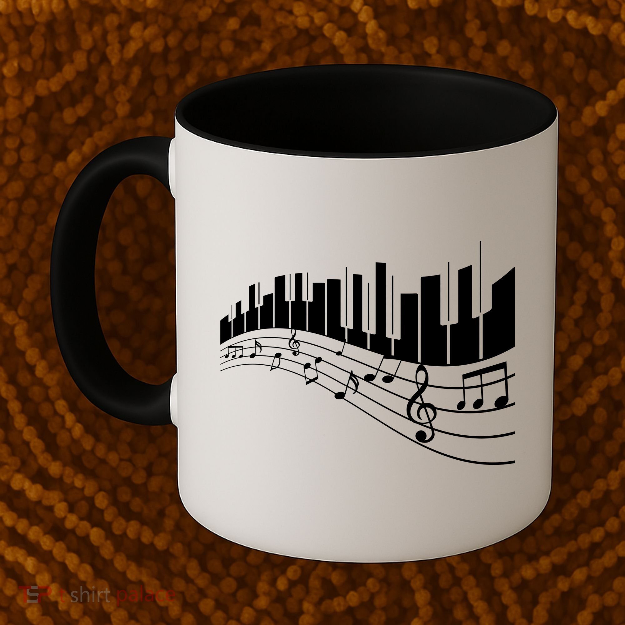 Piano Notes Musical Coffee Mug