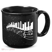 Piano Notes Musical 15oz Campfire Ceramic Mug thumb 0