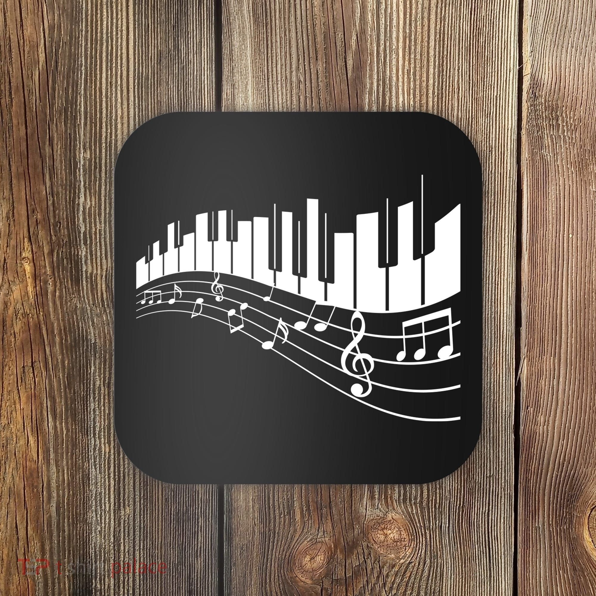 Piano Notes Musical Coaster