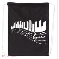 Piano Notes Musical Drawstring Bag thumb 0