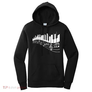 Piano Notes Musical Women's Hoodie