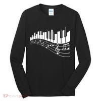Piano Notes Musical Tall Long Sleeve Shirt thumb 0