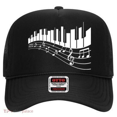 Piano Notes Musical Hat