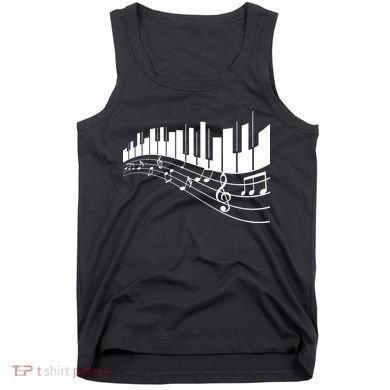 Piano Notes Musical Tank Top