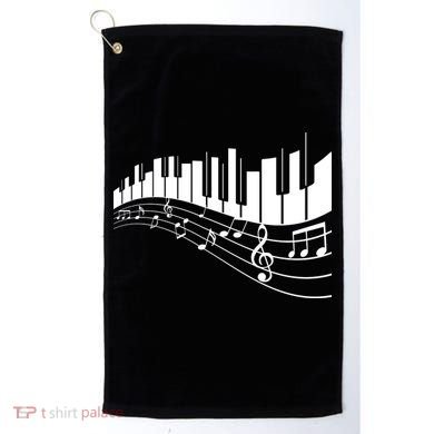 Piano Notes Musical Golf Towel