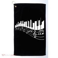 Piano Notes Musical Golf Towel thumb 0