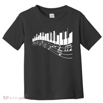 Piano Notes Musical Toddler T-Shirt