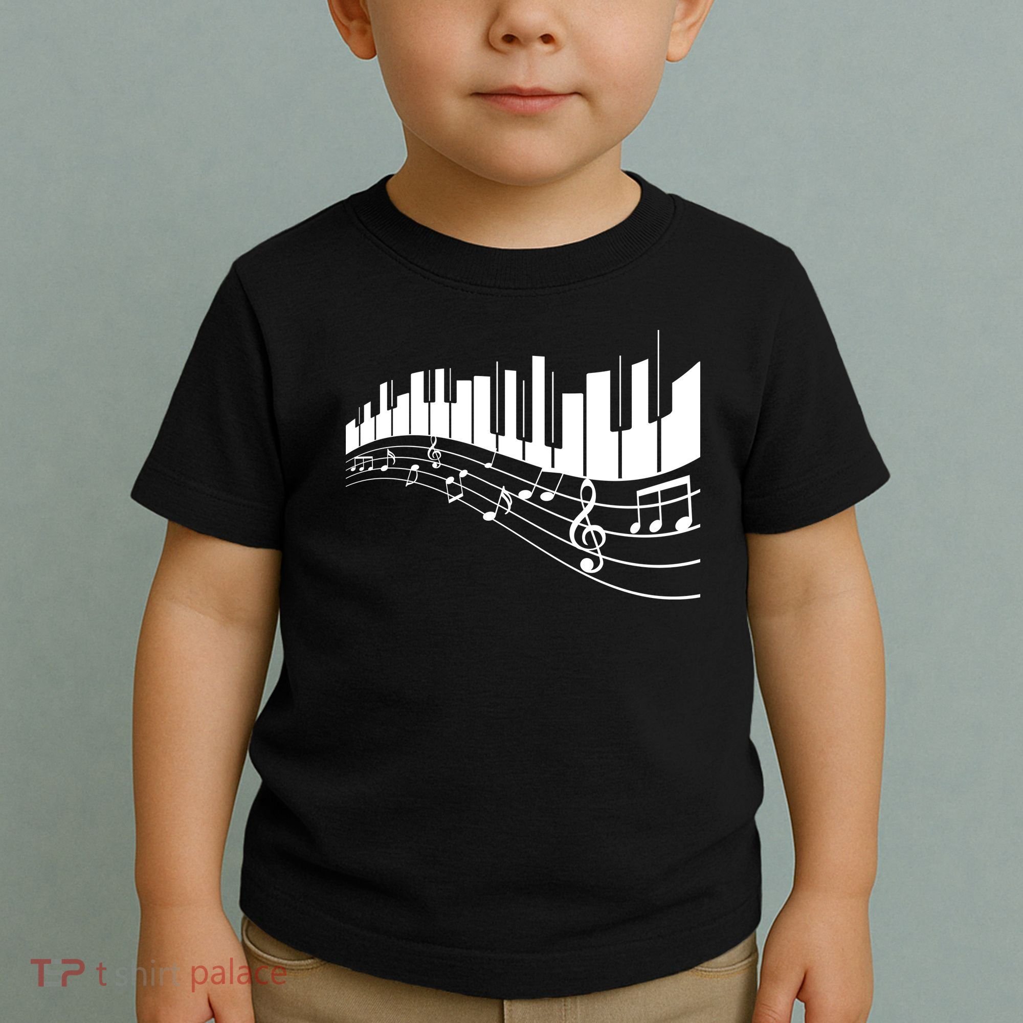 Piano Notes Musical Toddler T-Shirt
