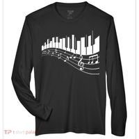 Piano Notes Musical Zone Performance Long-Sleeve T-Shirt thumb 0