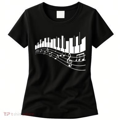 Piano Notes Musical Women's T-Shirt
