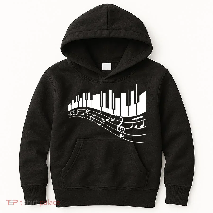 Piano Notes Musical Kids Hoodie
