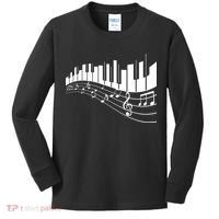 Piano Notes Musical Kids Long Sleeve Shirt thumb 0