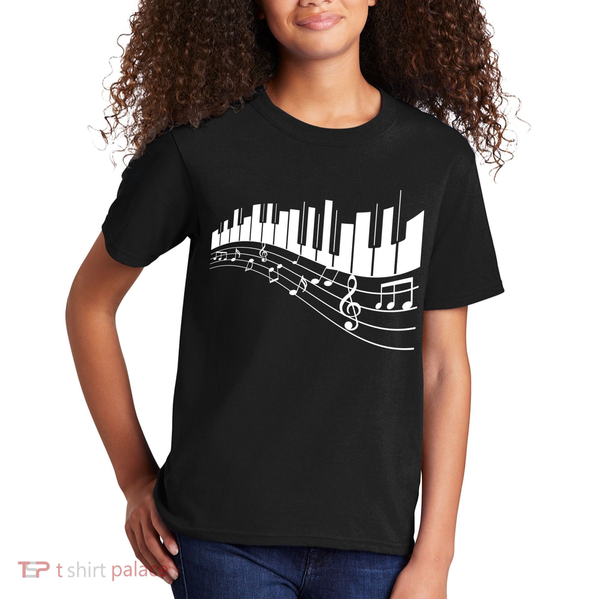 Piano Notes Musical Kids T-Shirt