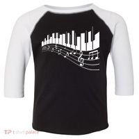 Piano Notes Musical Toddler Fine Jersey T-Shirt thumb 0