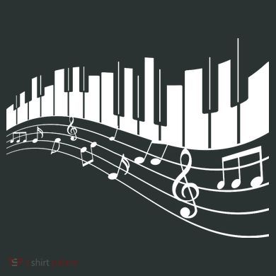 Piano Notes Musical Infant Baby Jersey Bodysuit