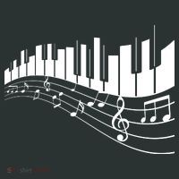 Piano Notes Musical Infant Baby Jersey Bodysuit thumb 2