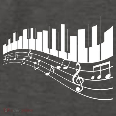 Piano Notes Musical Vector Backpack