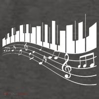 Piano Notes Musical Vector Backpack thumb 2