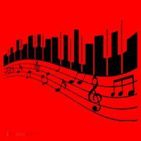 Piano Notes Musical Santa Hat thumb 1