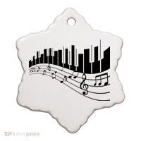 Piano Notes Musical Ceramic Ornament thumb 0