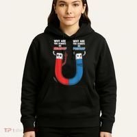 Positive Negative Magnet Science Chemistry Geek Hoodie thumb 5