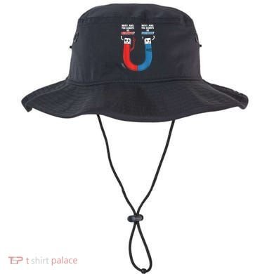 Positive Negative Magnet Science Chemistry Geek Bucket Hat