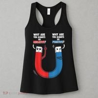 Positive Negative Magnet Science Chemistry Geek Women's Tank Top thumb 3