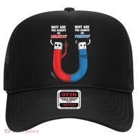 Positive Negative Magnet Science Chemistry Geek Hat thumb 0