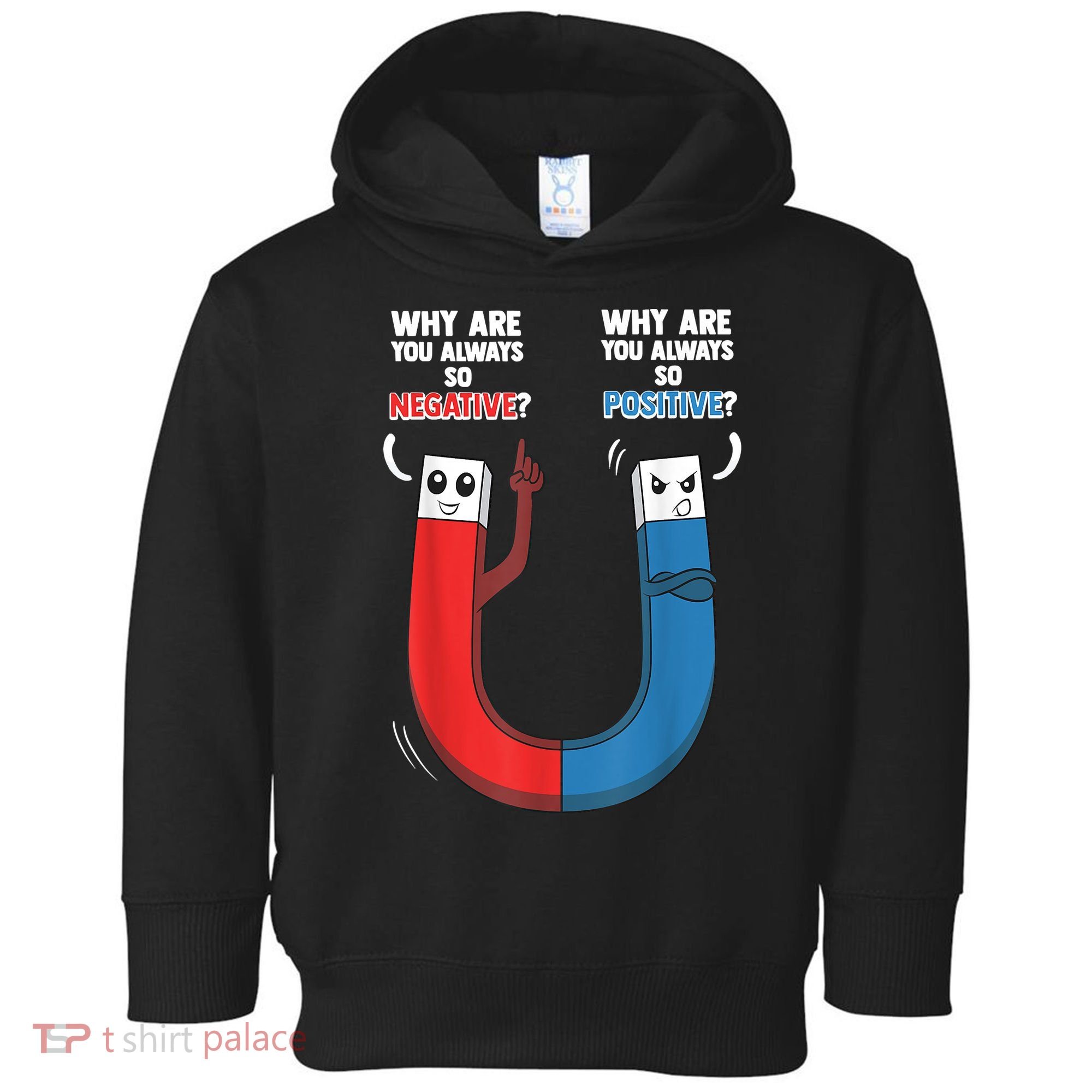 Positive Negative Magnet Science Chemistry Geek Toddler Hoodie