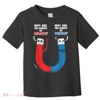 Positive Negative Magnet Science Chemistry Geek Toddler T-Shirt thumb 0