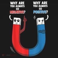 Positive Negative Magnet Science Chemistry Geek Kids T-Shirt thumb 4