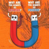 Positive Negative Magnet Science Chemistry Geek Kati Licensed 12" Camo Cuffed Beanie thumb 2