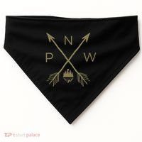 Pacific Northwest Mountain Cool Pnw Pacific Northwest USA-Made Doggie Bandana thumb 0