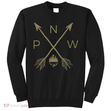 Pacific Northwest Mountain Cool Pnw Pacific Northwest Sweatshirt