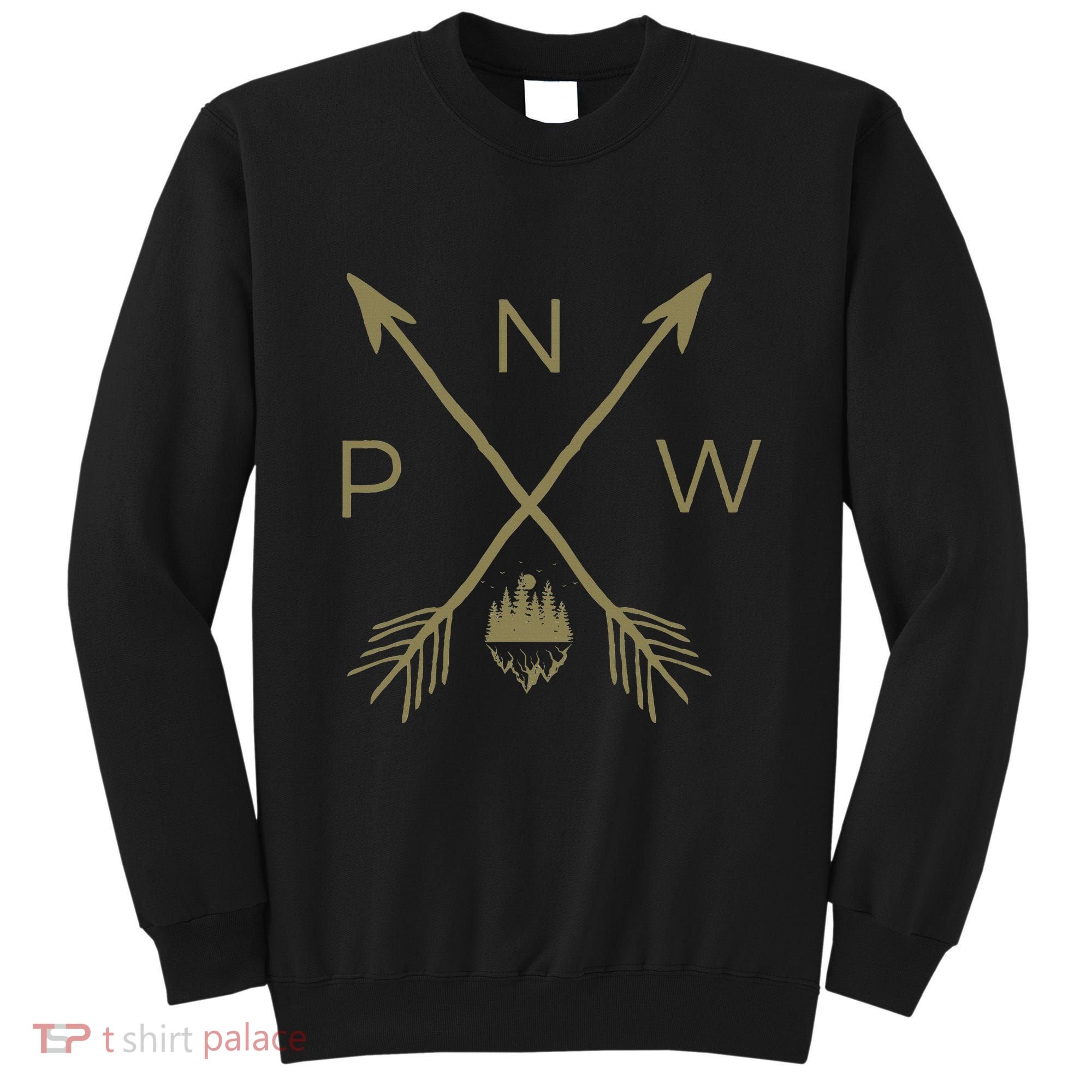 Pacific Northwest Mountain Cool Pnw Pacific Northwest Sweatshirt