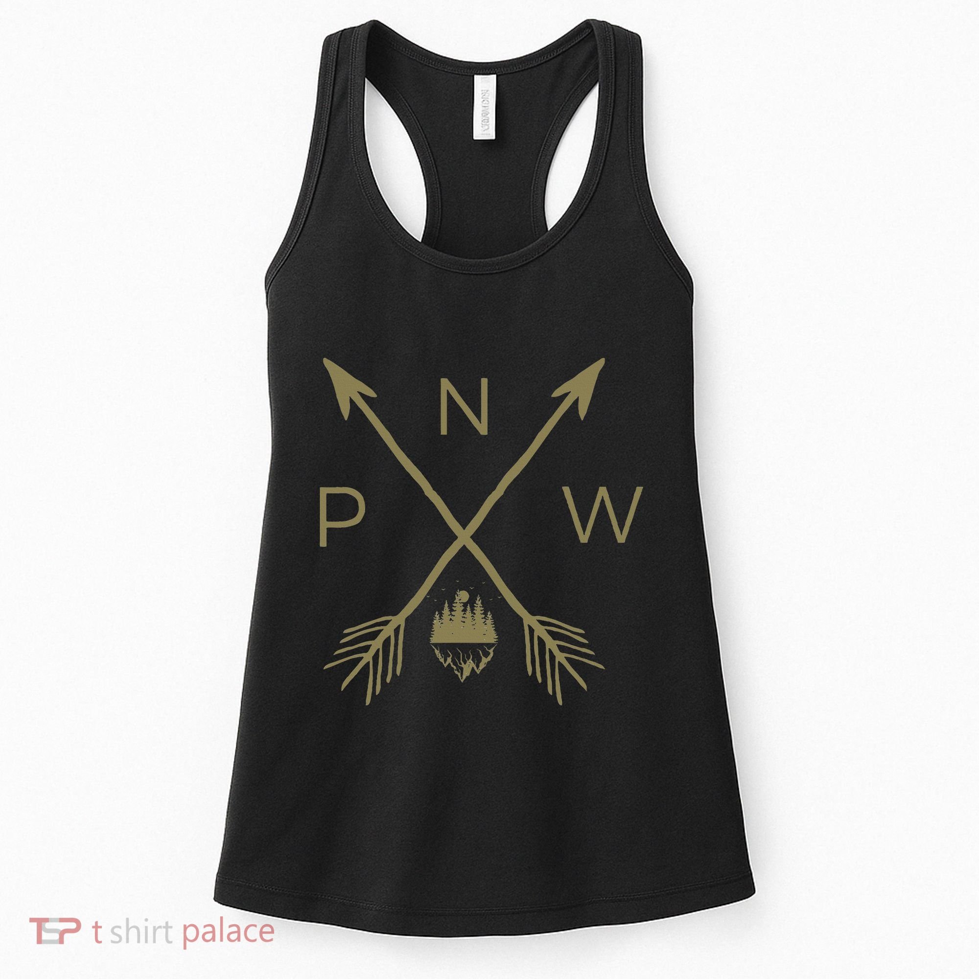 Pacific Northwest Mountain Cool Pnw Pacific Northwest Women's Tank Top